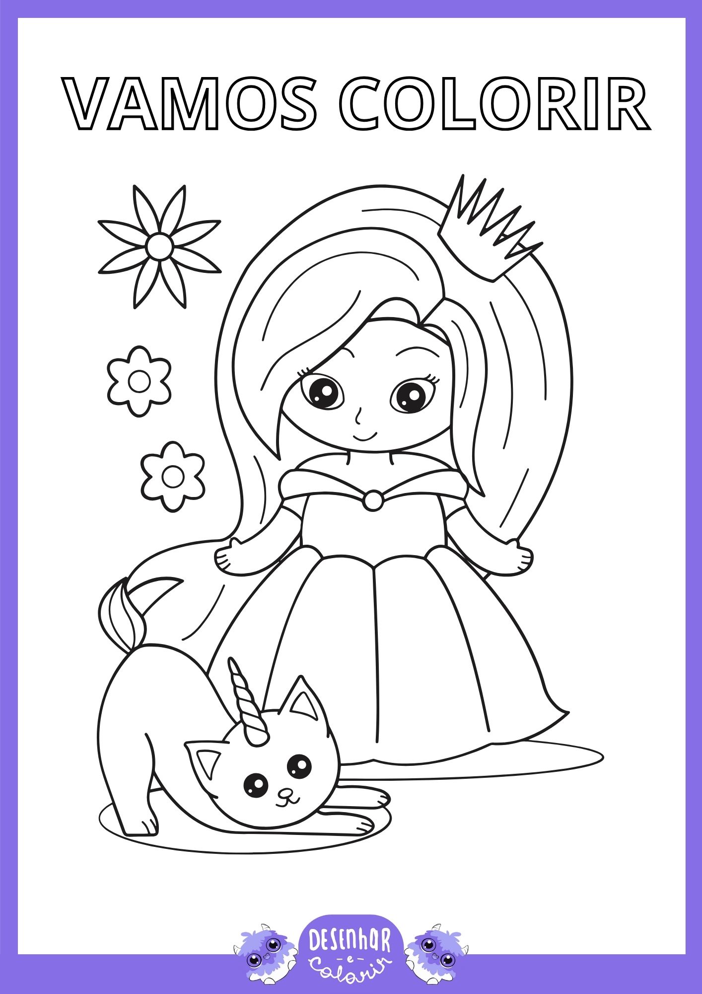 Desenho da Dona sorrindo