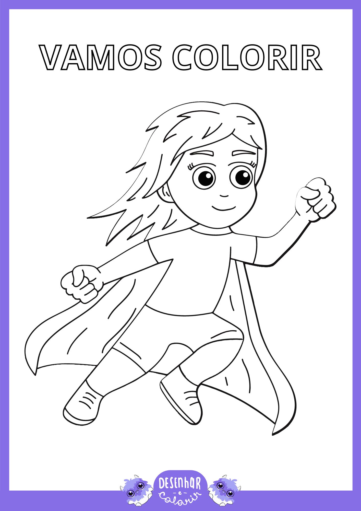 desenhos de super-heróis para colorir