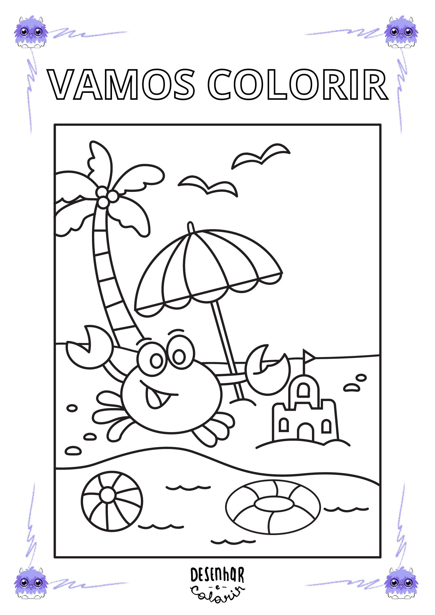 desenhos sobre meio ambiente para colorir