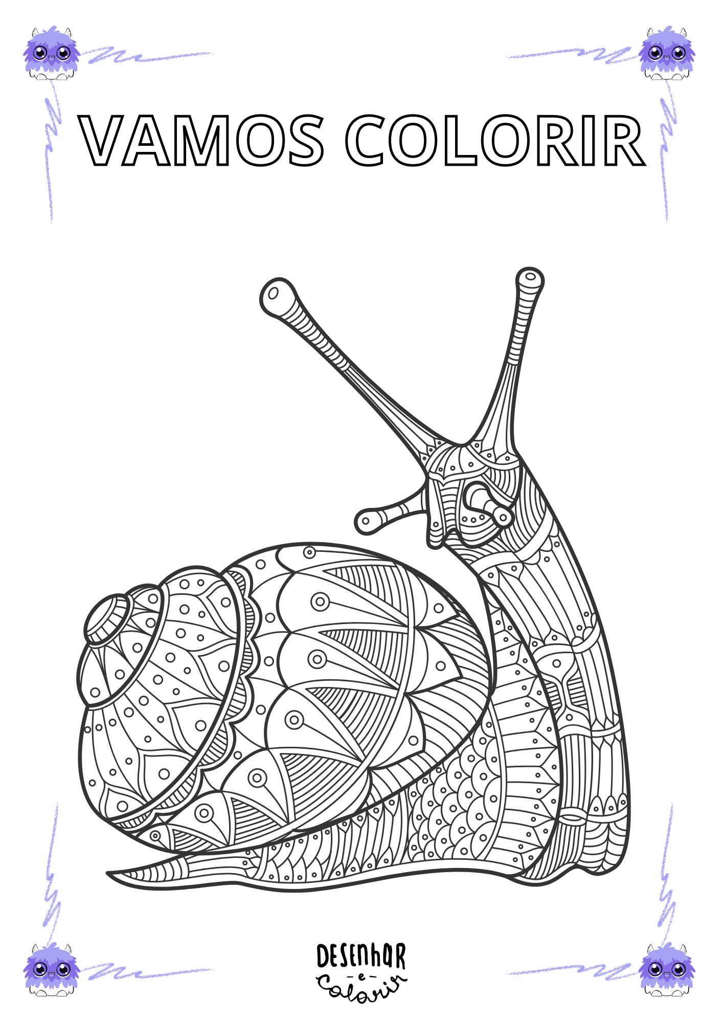 mandala de animais para colorir